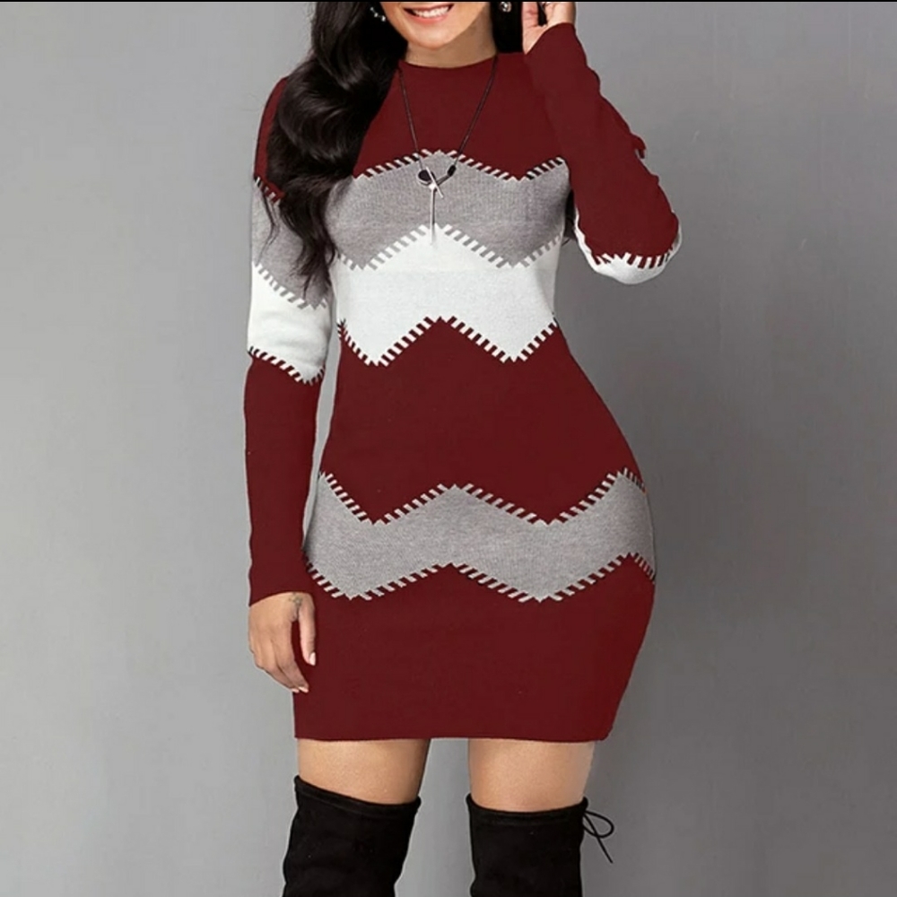 Knitted Sweater Dress